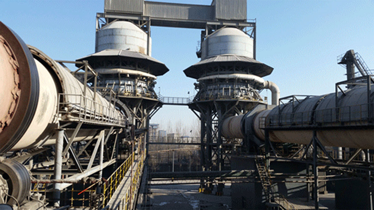  日產2x600噸活性石灰生產線